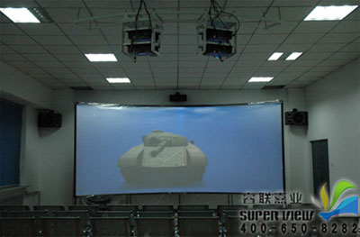 睿联虚拟仿真7种1080P高清大屏幕融合机开放式介绍