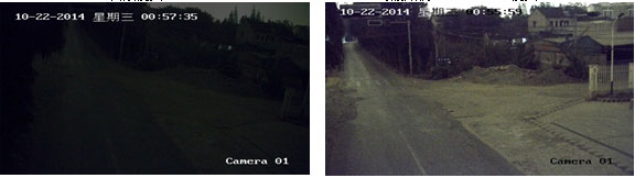 图8低照度效果对比